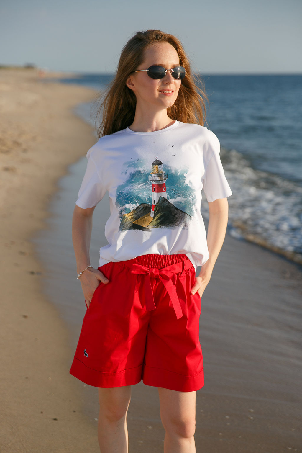 Шорты Whale Red - Captain's mate фото 12