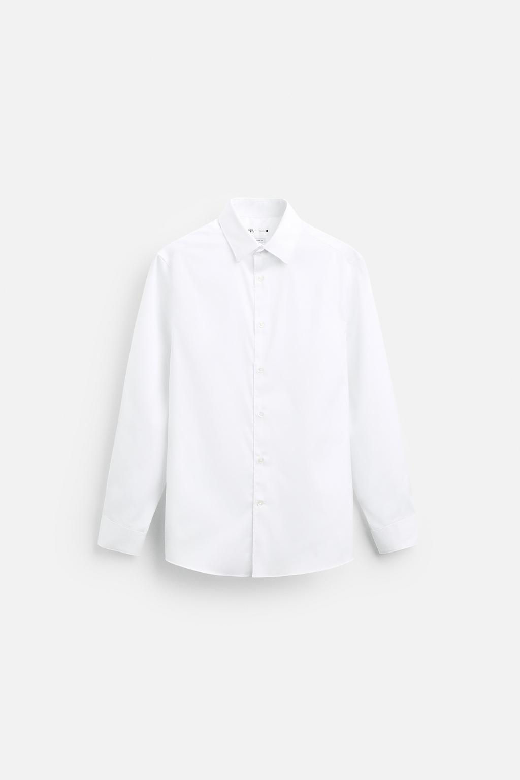 TEXTURED TWILL SHIRT - Zara фото 7