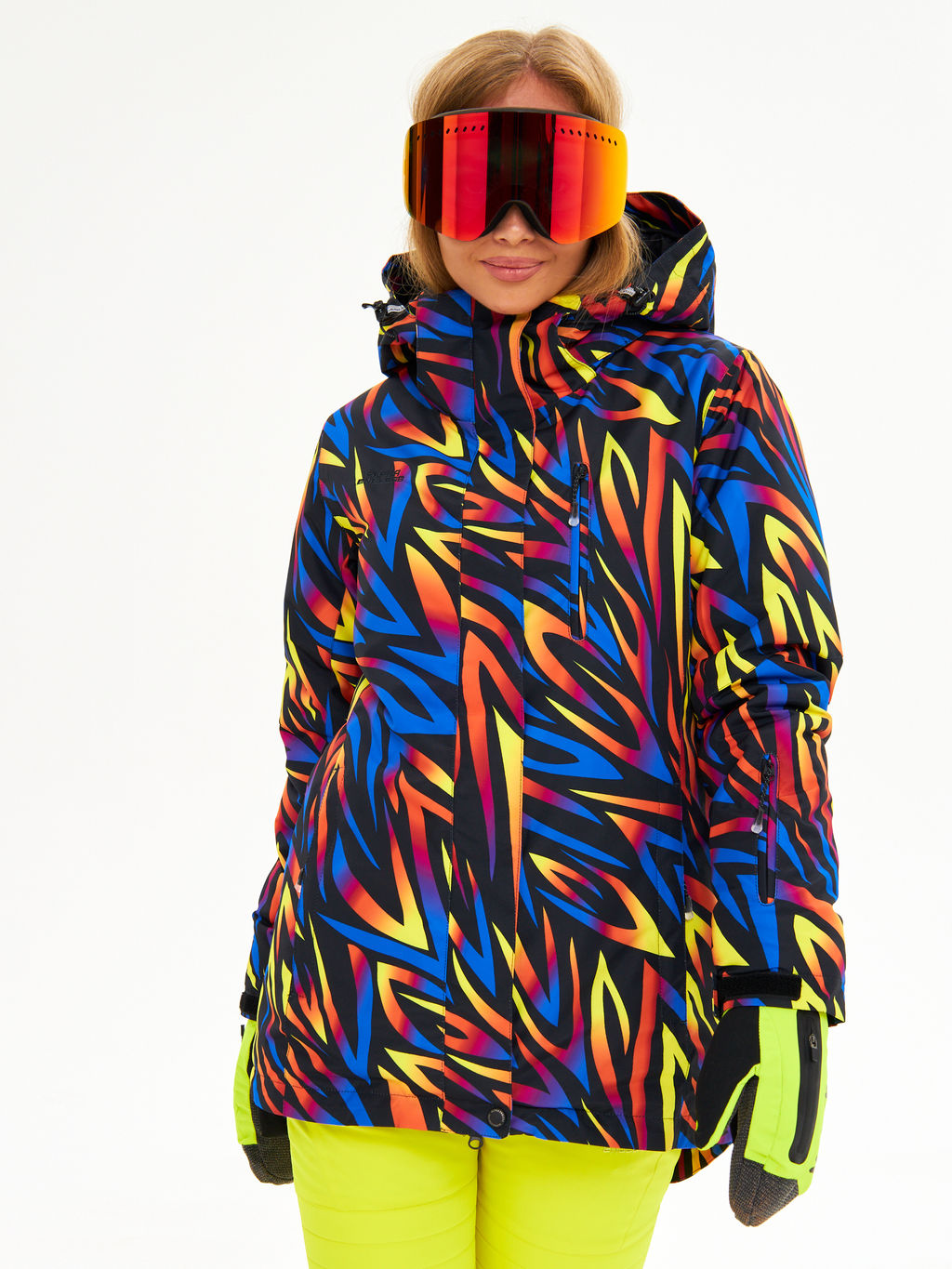 Женская горнолыжная сноубордическая куртка Alpha Endless Ultra Chaleur SNB 423/316_1 Разноцветный  фото 4