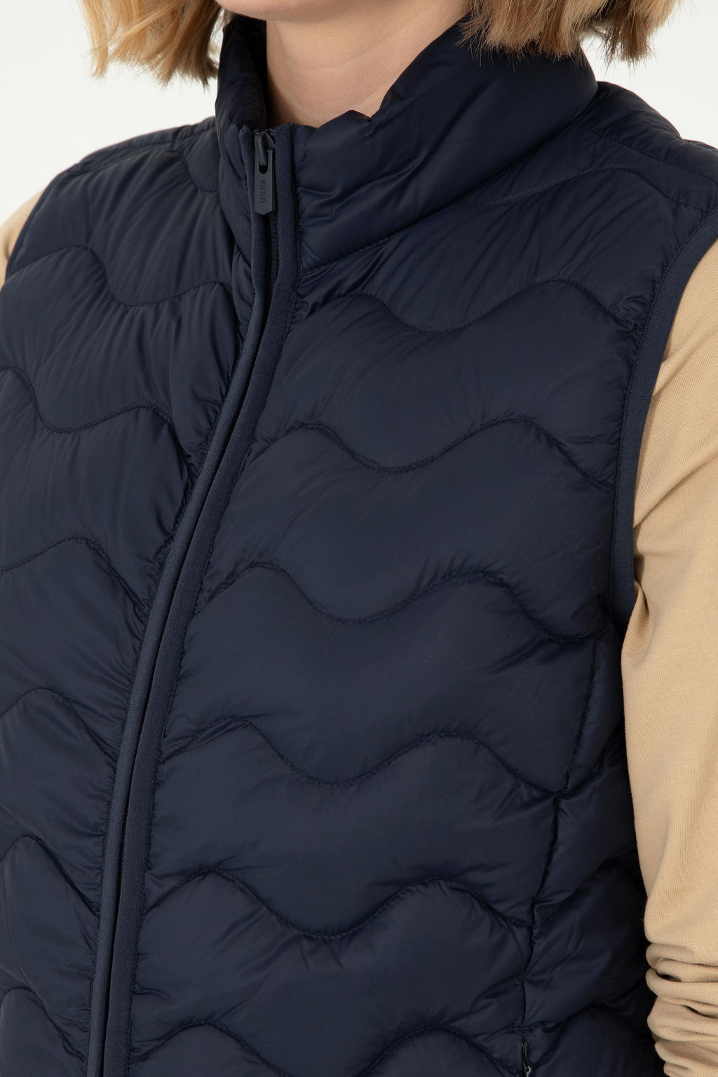 Женский темно-синий жилет Неожиданная скидка в корзине - U.s. polo assn фото 14