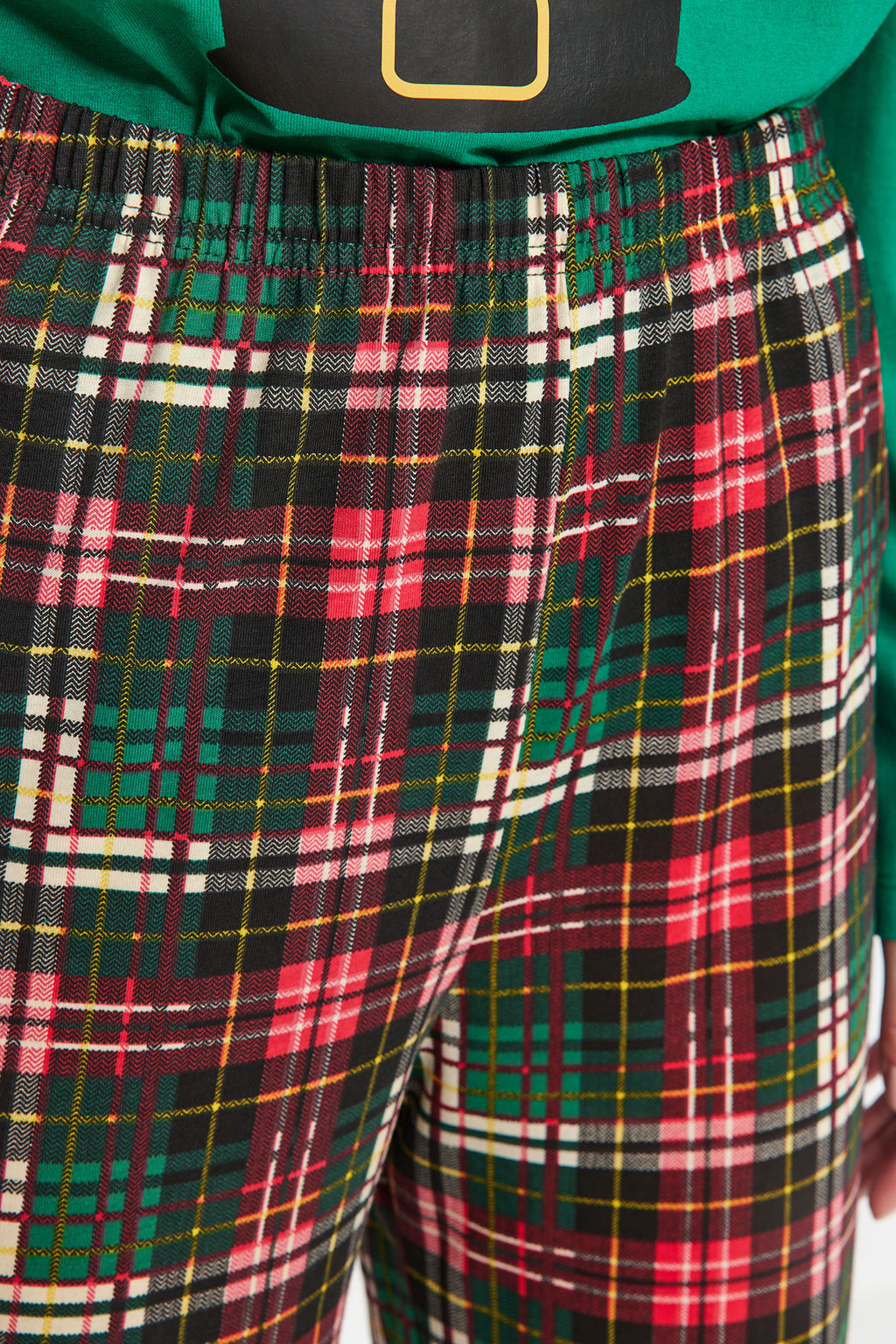 Trendyolmilla Yesil %100 Pamuklu Y?lbas? Temal? Orme Pijama Tak?m? THMAW24PT00059  фото 8