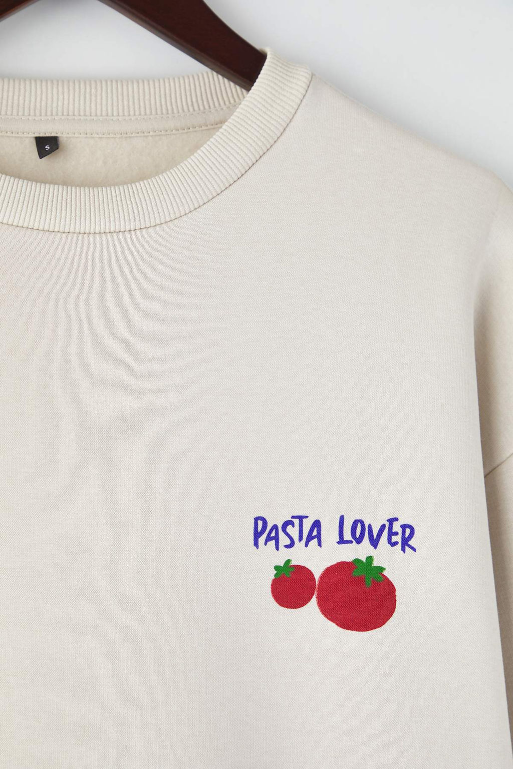 Teen Tas Oversize/Genis Kal?p S?rt Bask?l? Kal?n Ici Polarl? Orme Sweatshirt TWOAW26SW00177 - Trendyolmilla фото 3