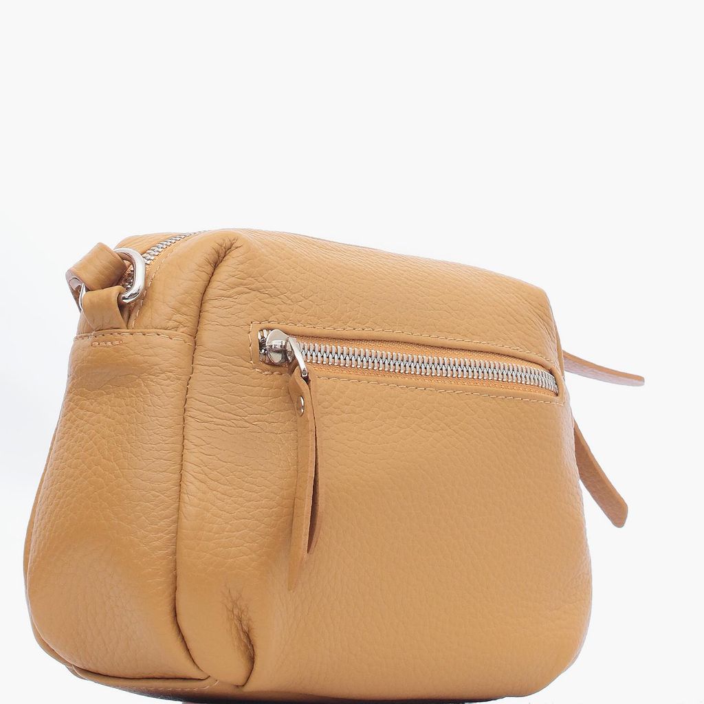 Женская кожаная сумка Richet 2848LN 258 Рыжий  фото 3