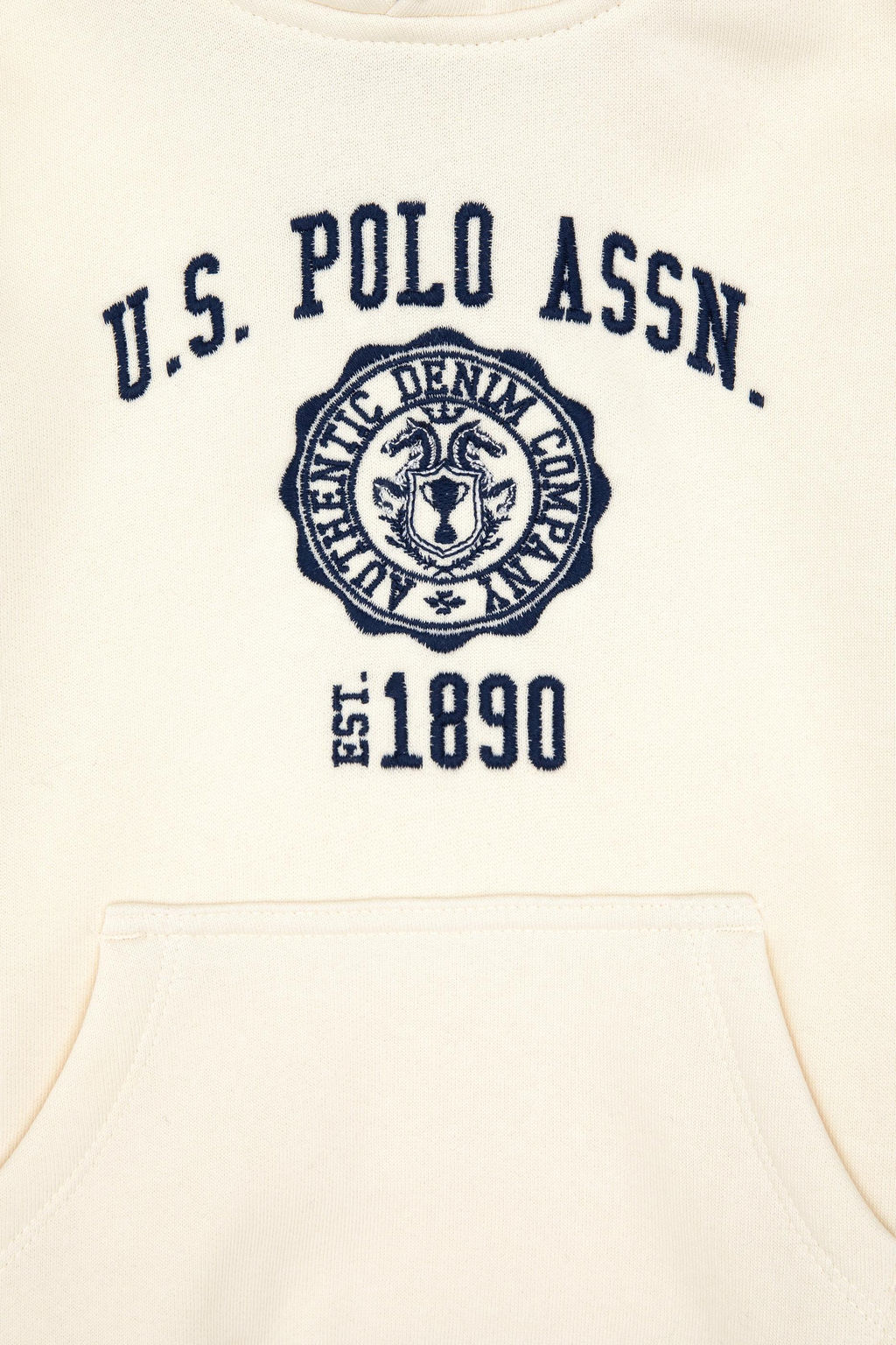 Кремовый свитшот для мальчика Неожиданная скидка в корзине - U.s. polo assn фото 4