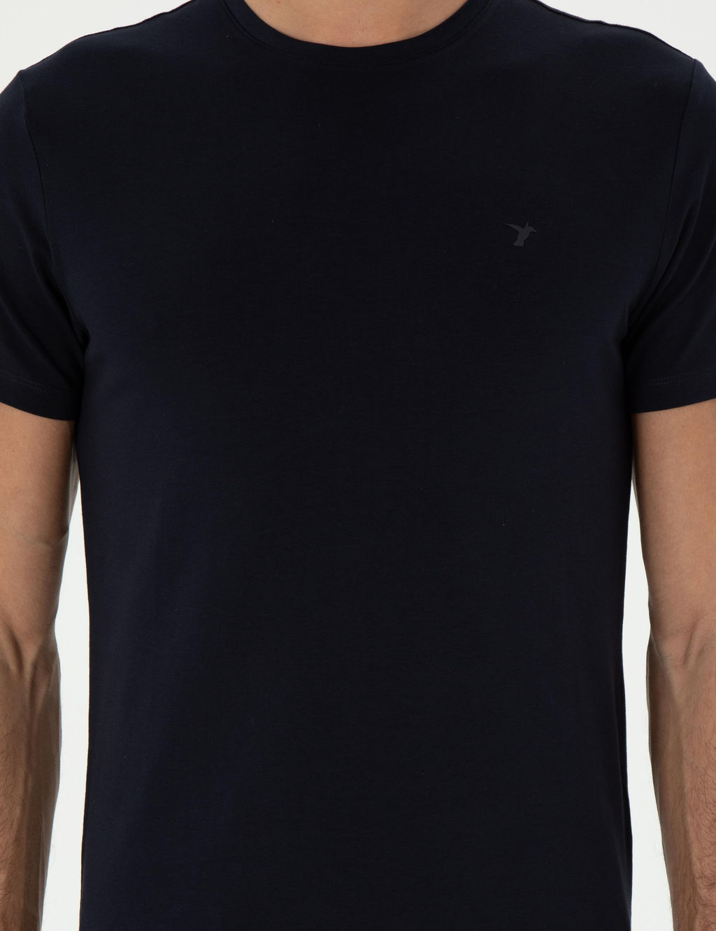 Темно -синий Slim Fit Basic T -For - Cacharel фото 6