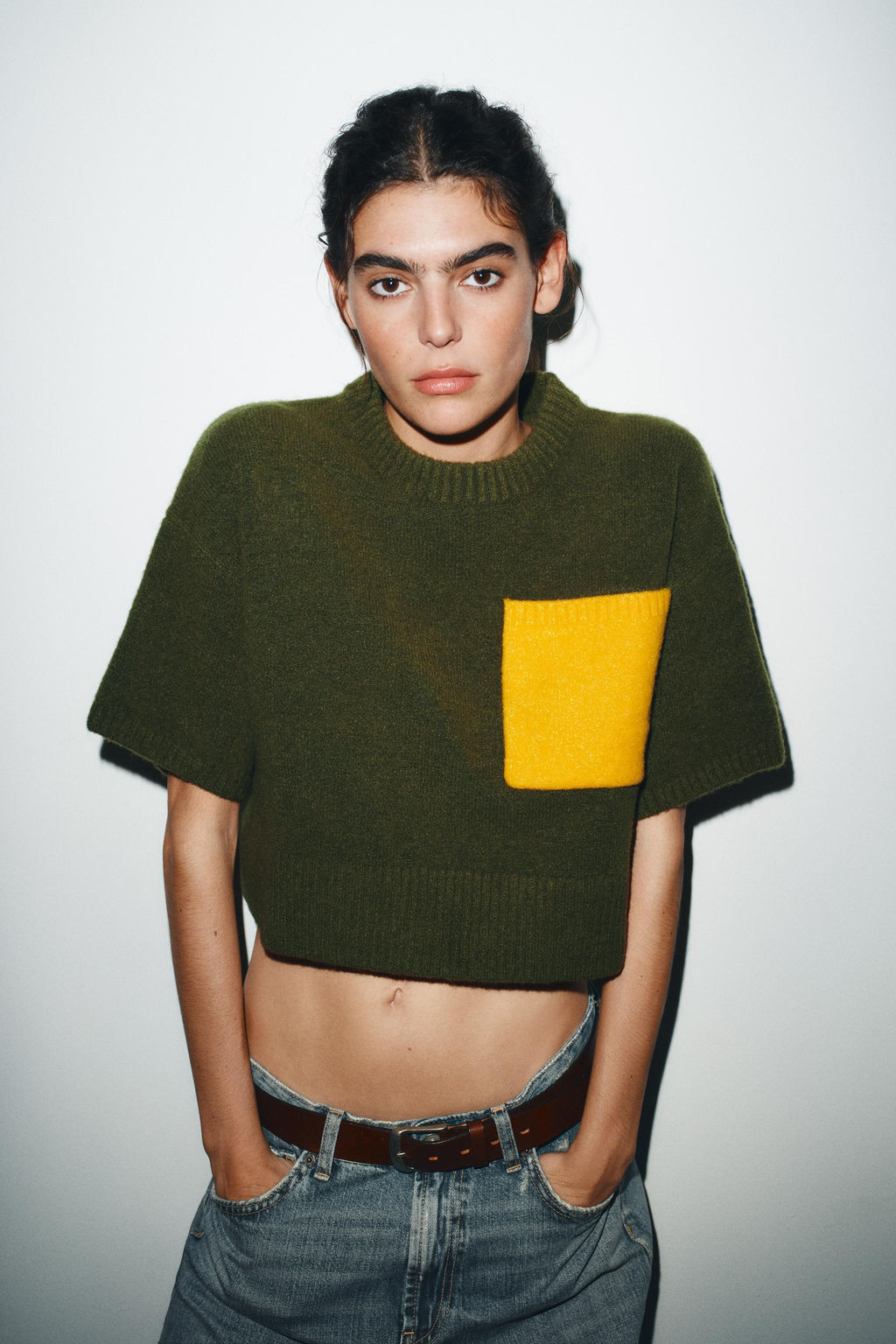 SHORT SLEEVE KNIT SWEATER - Zara фото 3