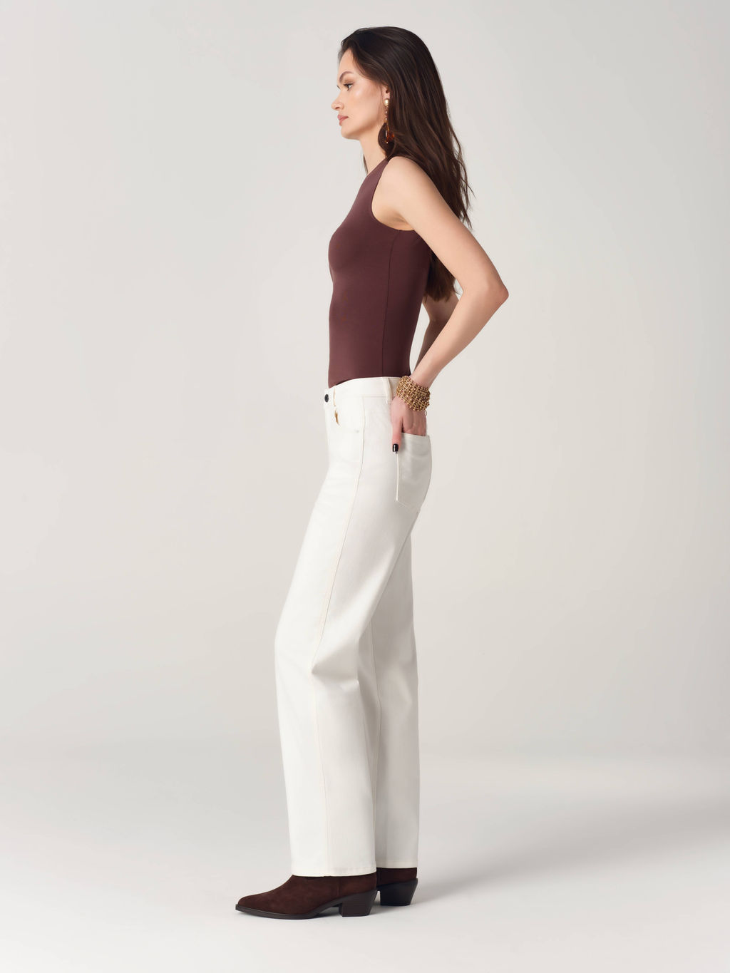 CONTE CON-868 Брюки женские off white  фото 4