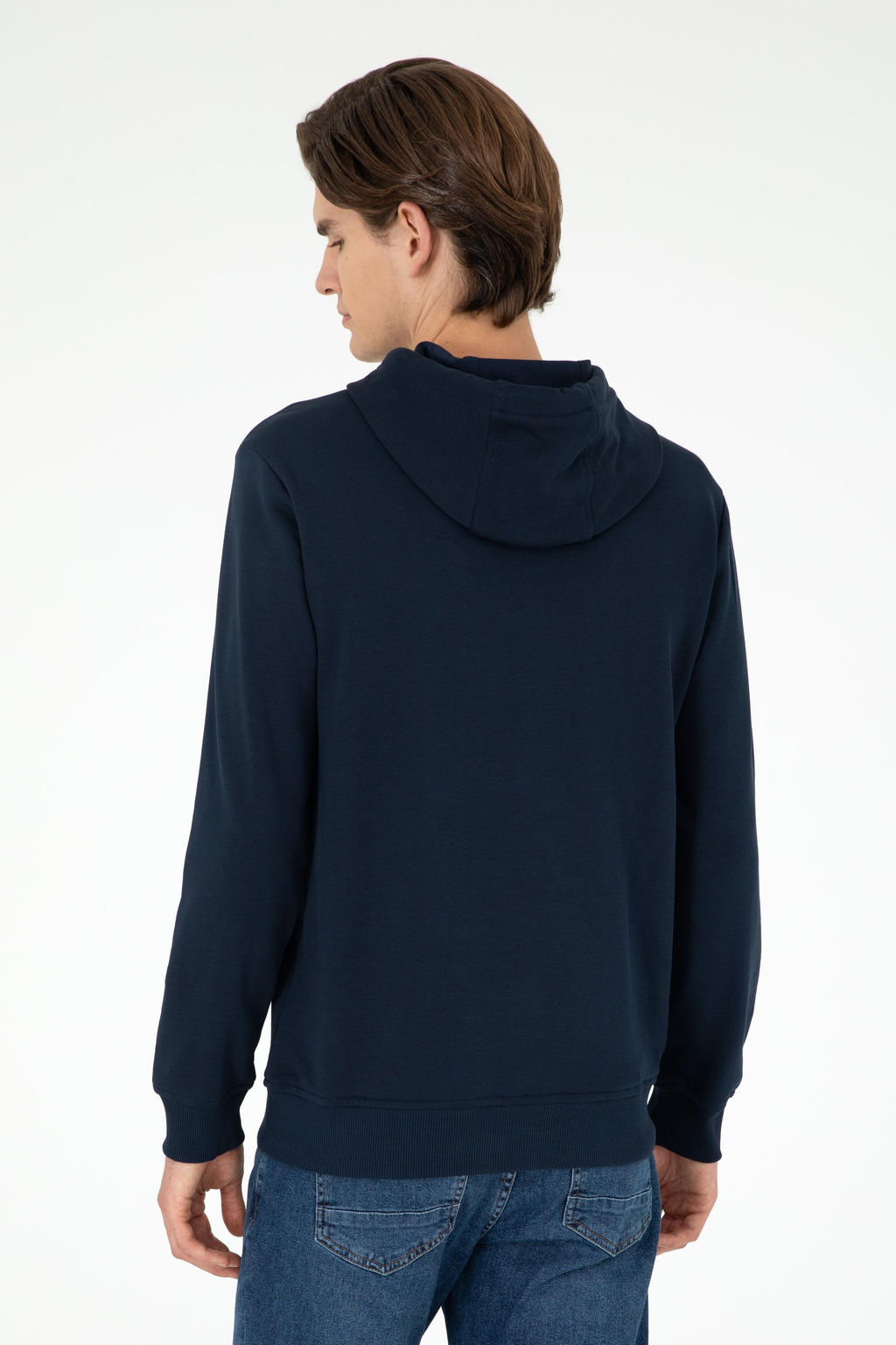 Мужской темно-синий базовый свитшот Неожиданная скидка в корзине - U.s. polo assn фото 5