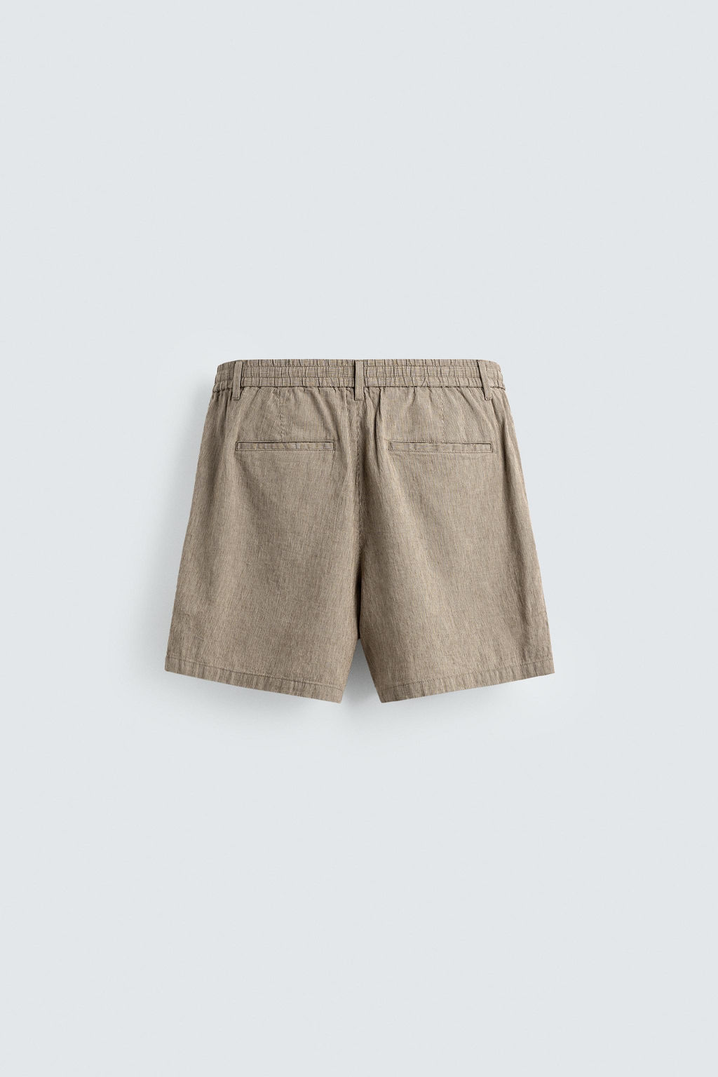 BERMUDA RELAXED FIT ALGOD?N - LINO / Marr?n - Zara фото 7