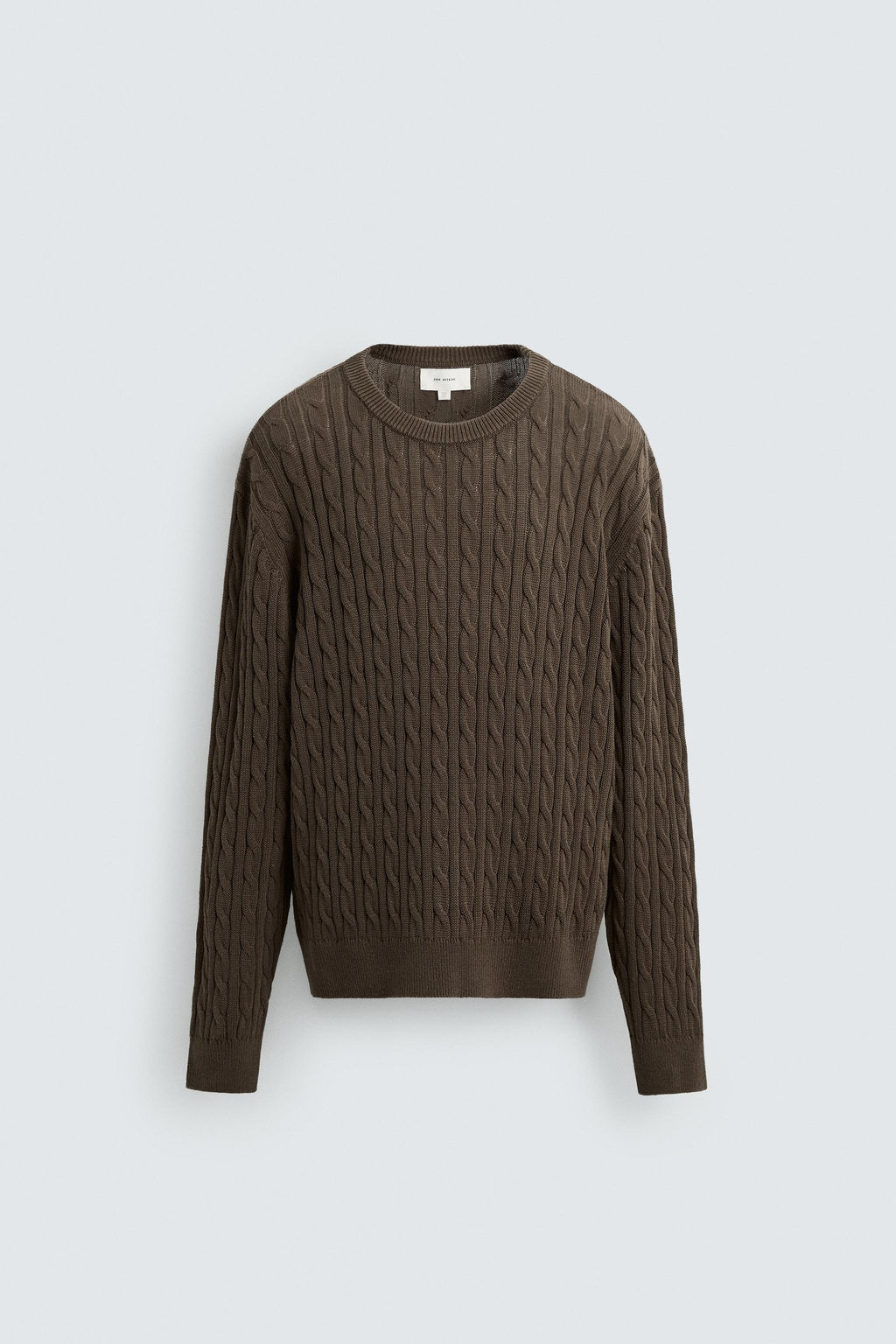 COTTON-HEMP TEXTURED SWEATER - Zara фото 7