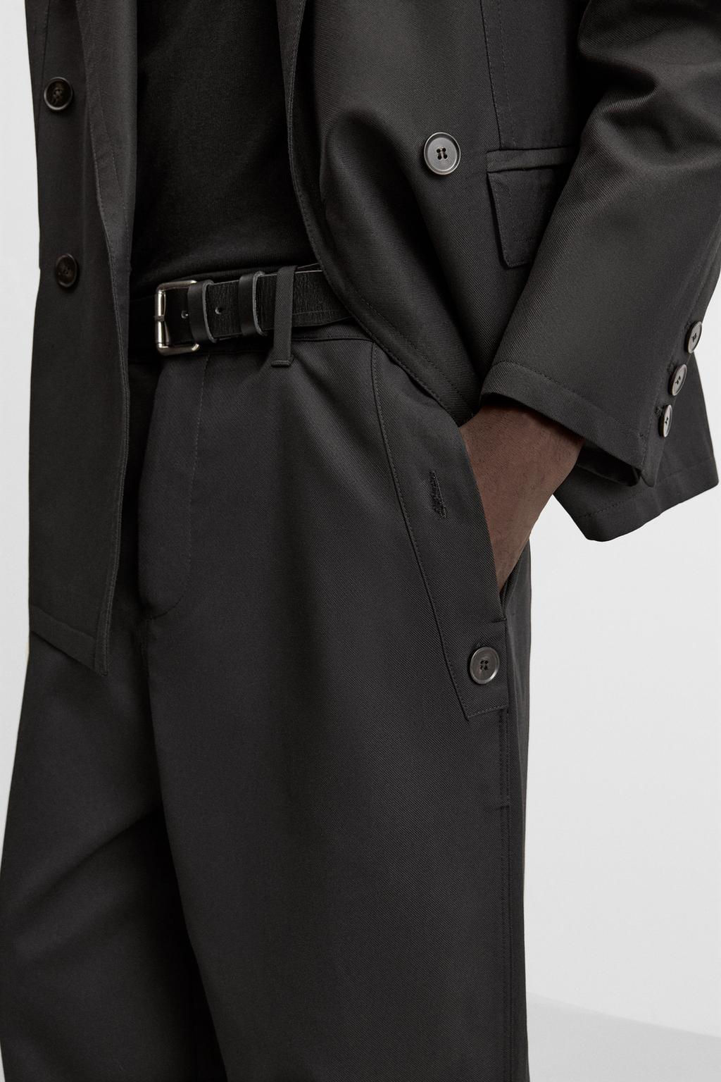 BUTTON SUIT TROUSERS - Zara фото 5