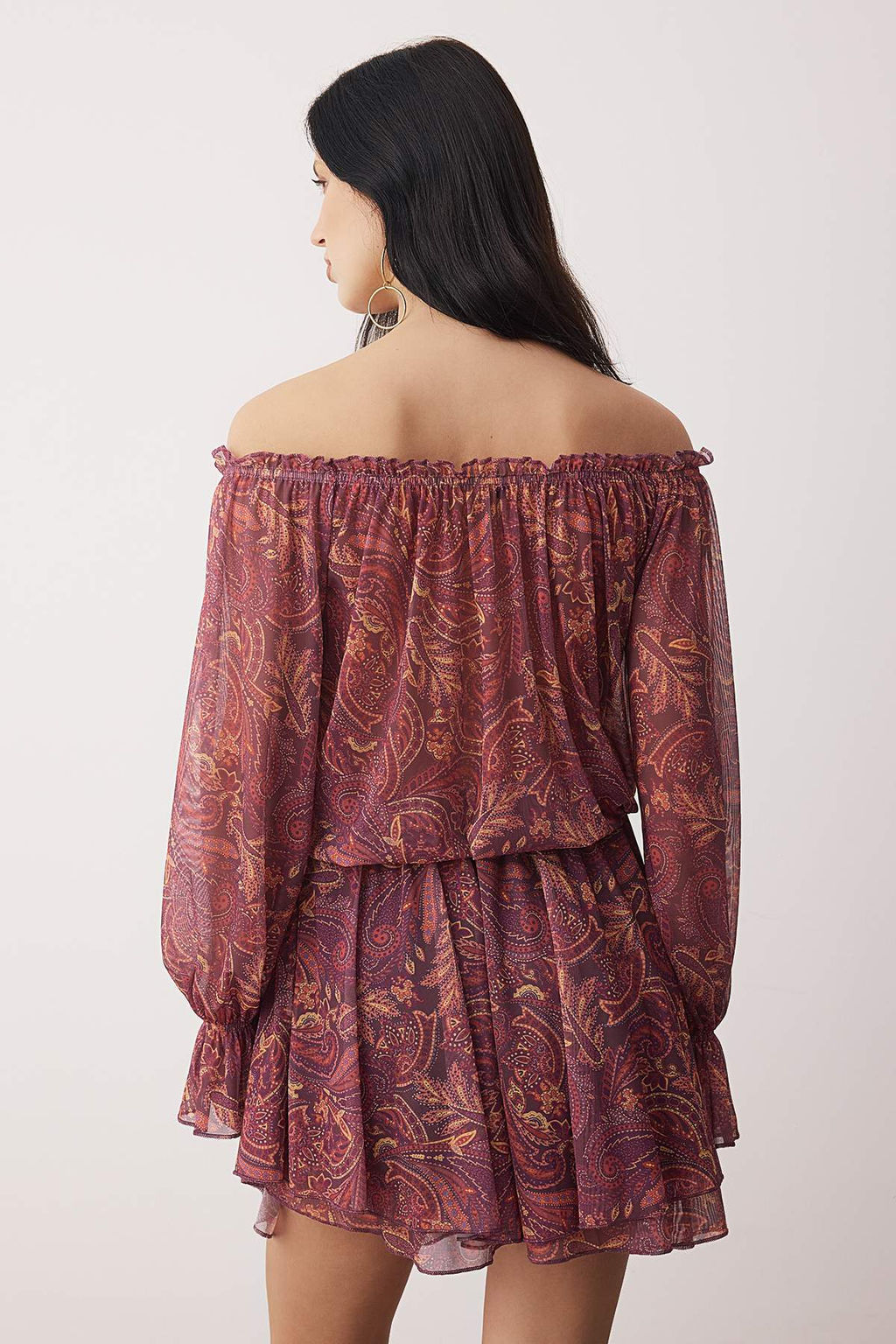 Somon Soyut F?rf?rl? K?sa/Mini Skater Orme Elbise TWOAW26EL00048 - Trendyolmilla фото 9