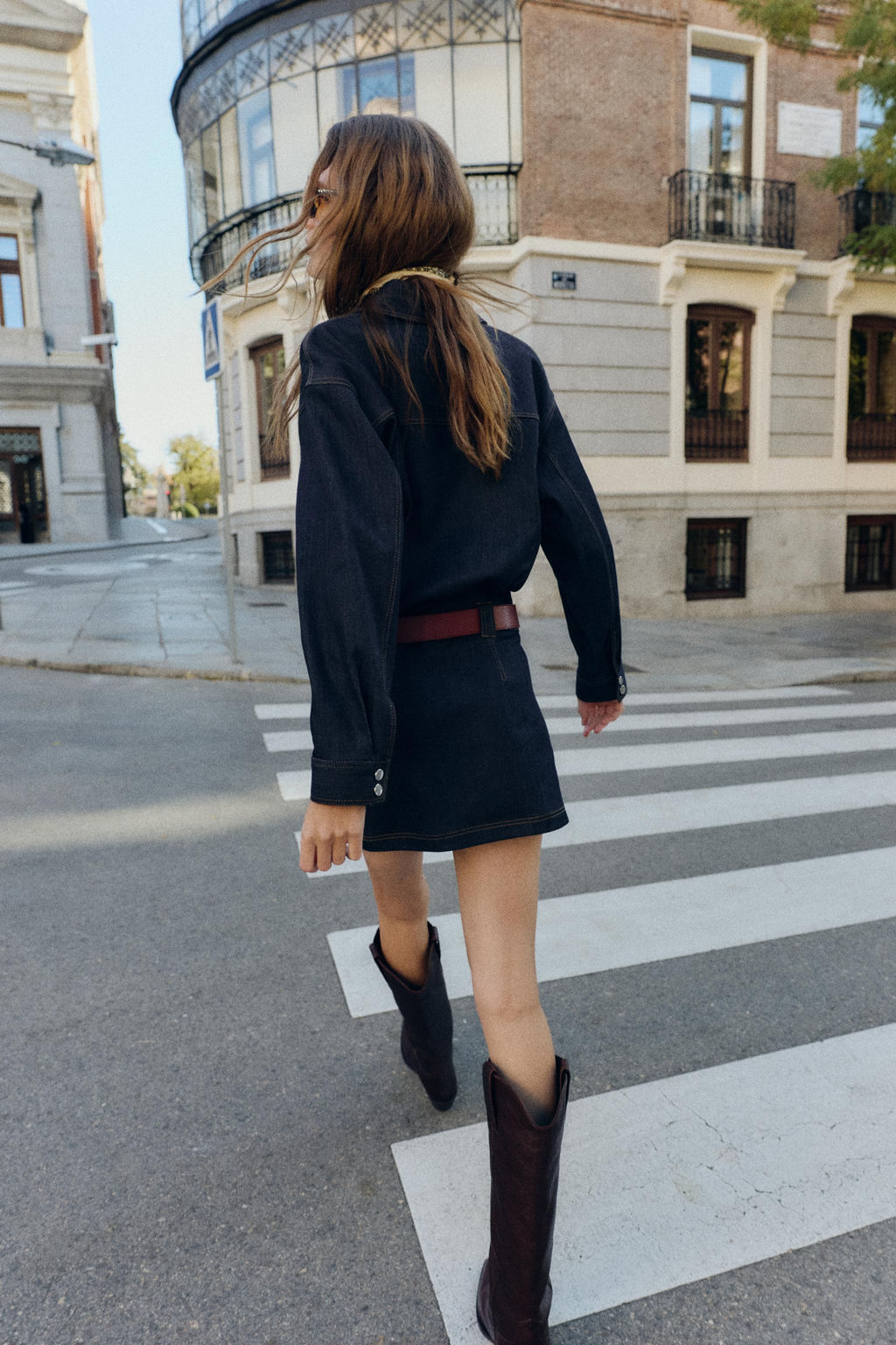LEATHER KNEE-HIGH BOOTS - Zara фото 24