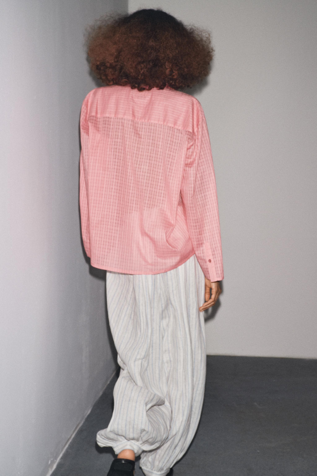 ZW COLLECTION CHECK PYJAMA SHIRT - Zara фото 13