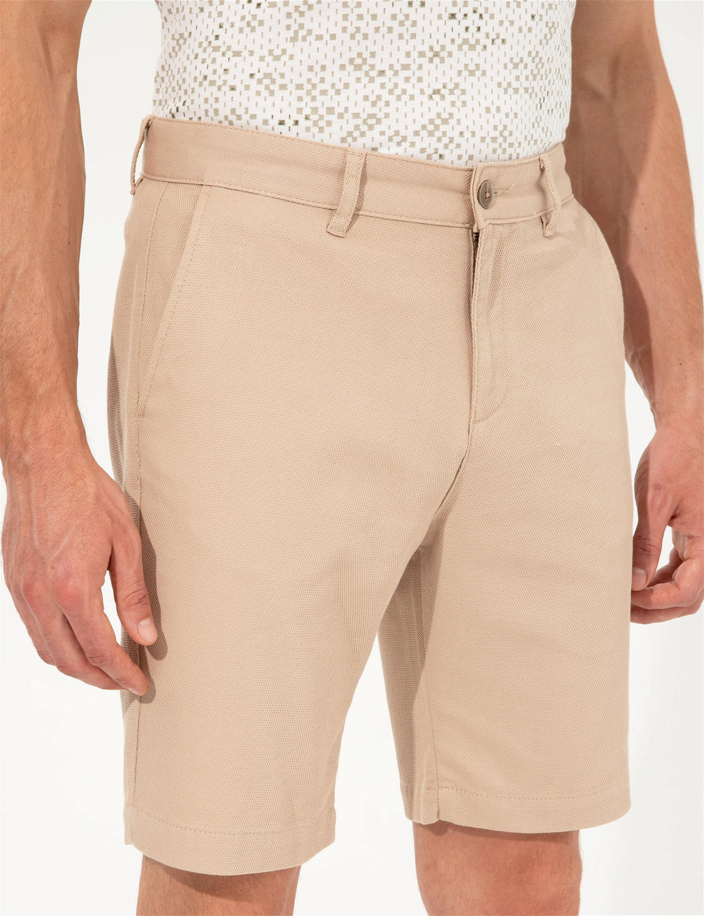 Camel Slim Fit Bermuda _ort - Pierre cardin фото 5