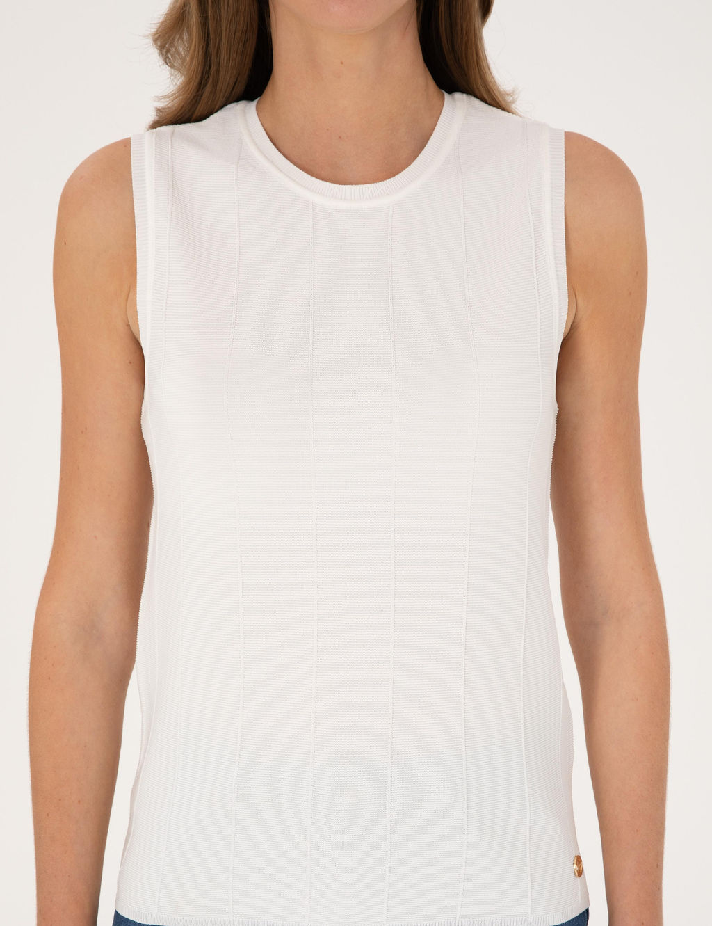 Beyaz Slim Fit Kazak - Pierre cardin фото 6