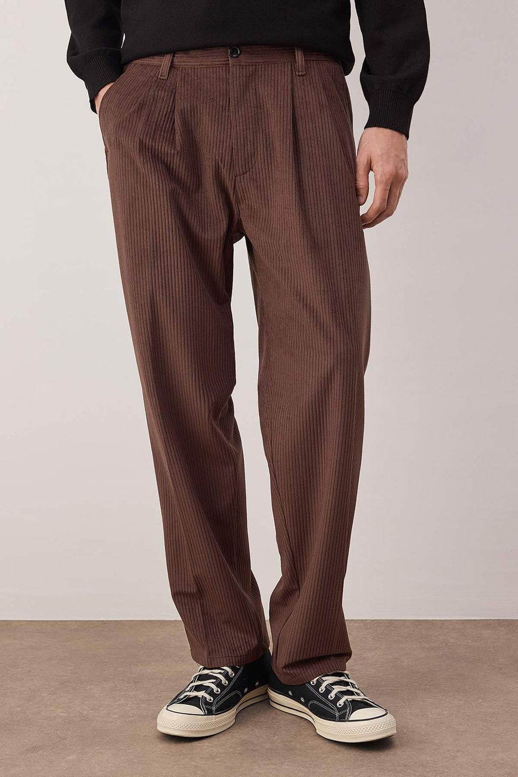 Kahverengi Erkek Baggy Fit Kadife Pantolon TMNAW26PL00022 - Trendyolmilla фото 7