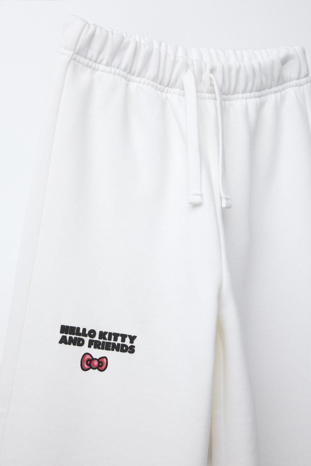 HELLO KITTY AND FRIENDS  SANRIO WIDE LEG TROUSERS - Zara фото 4