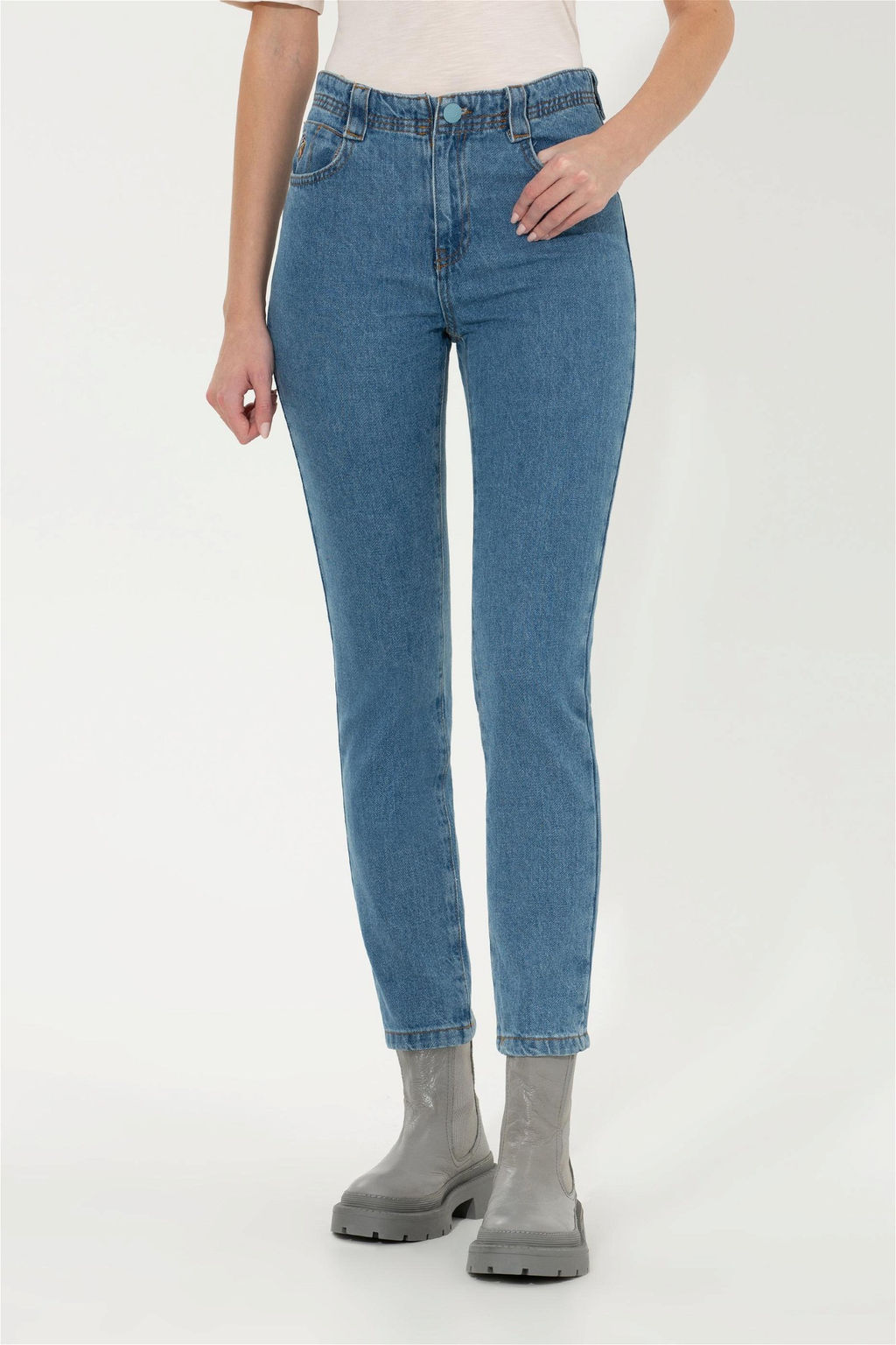 U. S. Polo Assn Женские голубые джинсовые брюки - U.s. polo assn фото 9