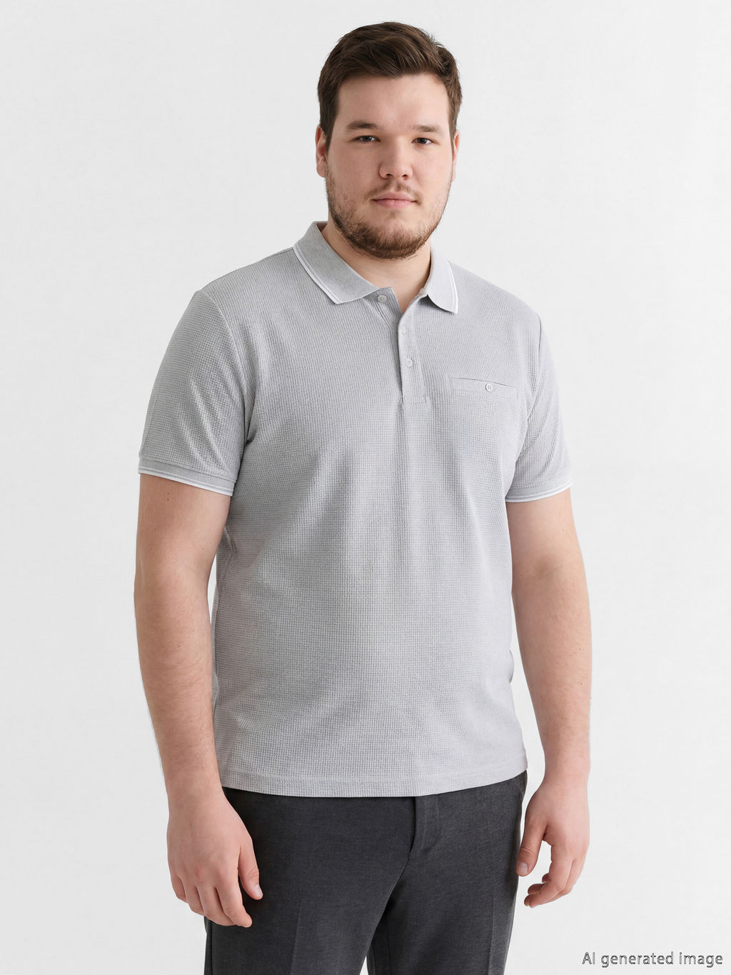 Polo Yaka Erkek Dokulu Ti??rt