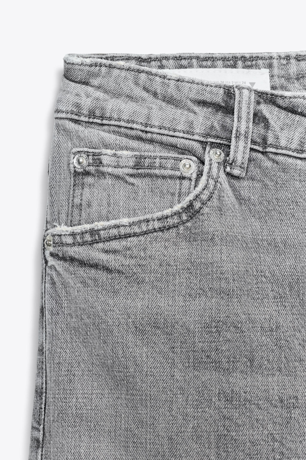 TRF STRAIGHT HIGH-WAIST JEANS - Zara фото 7