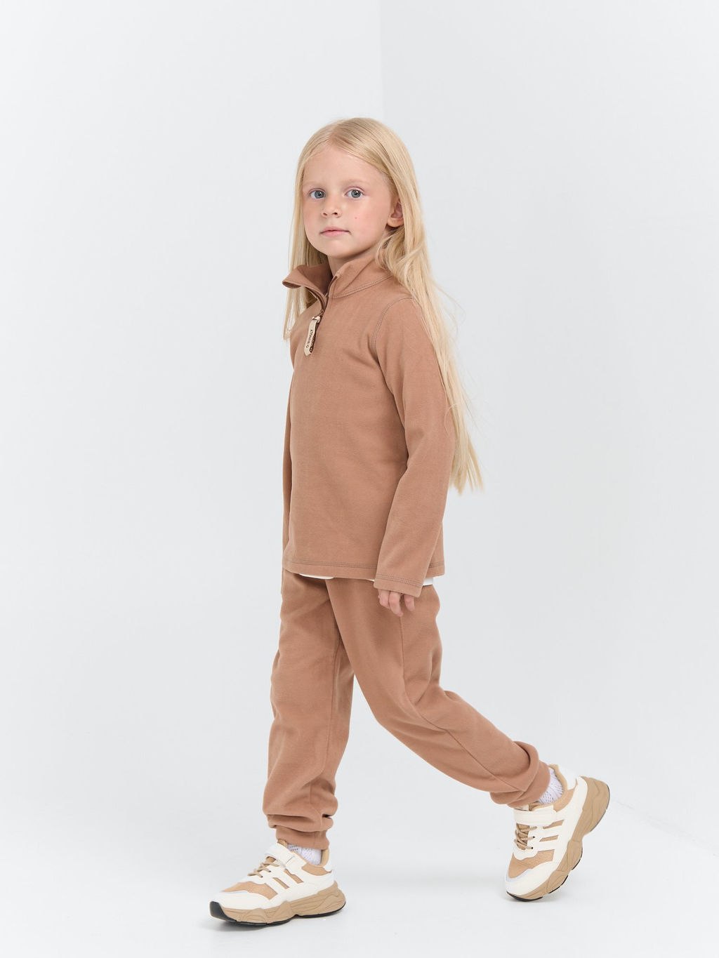 Олимпийка флисовая Беж - Bungly фото 8