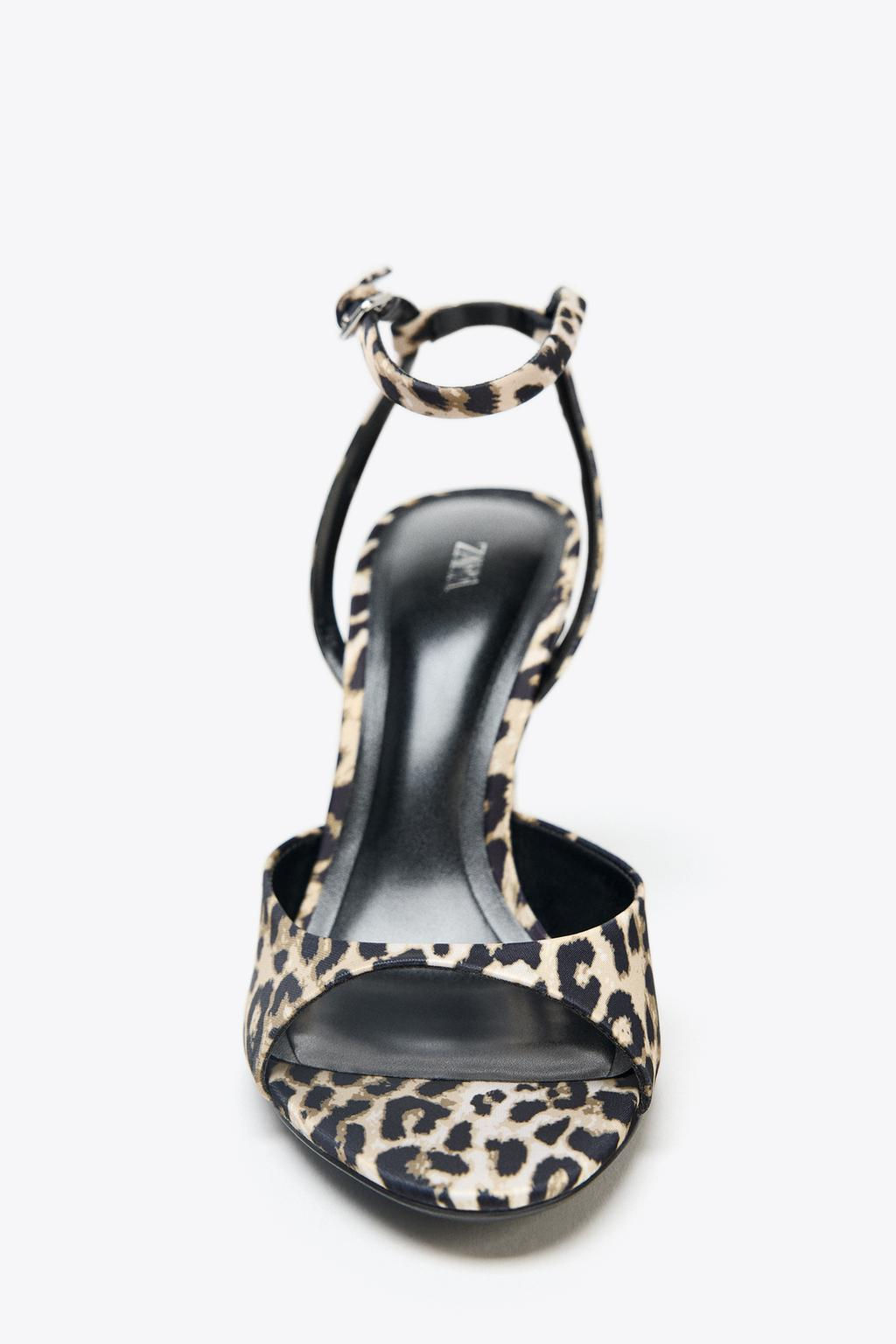 ANIMAL PRINT SANDALS - Zara фото 10