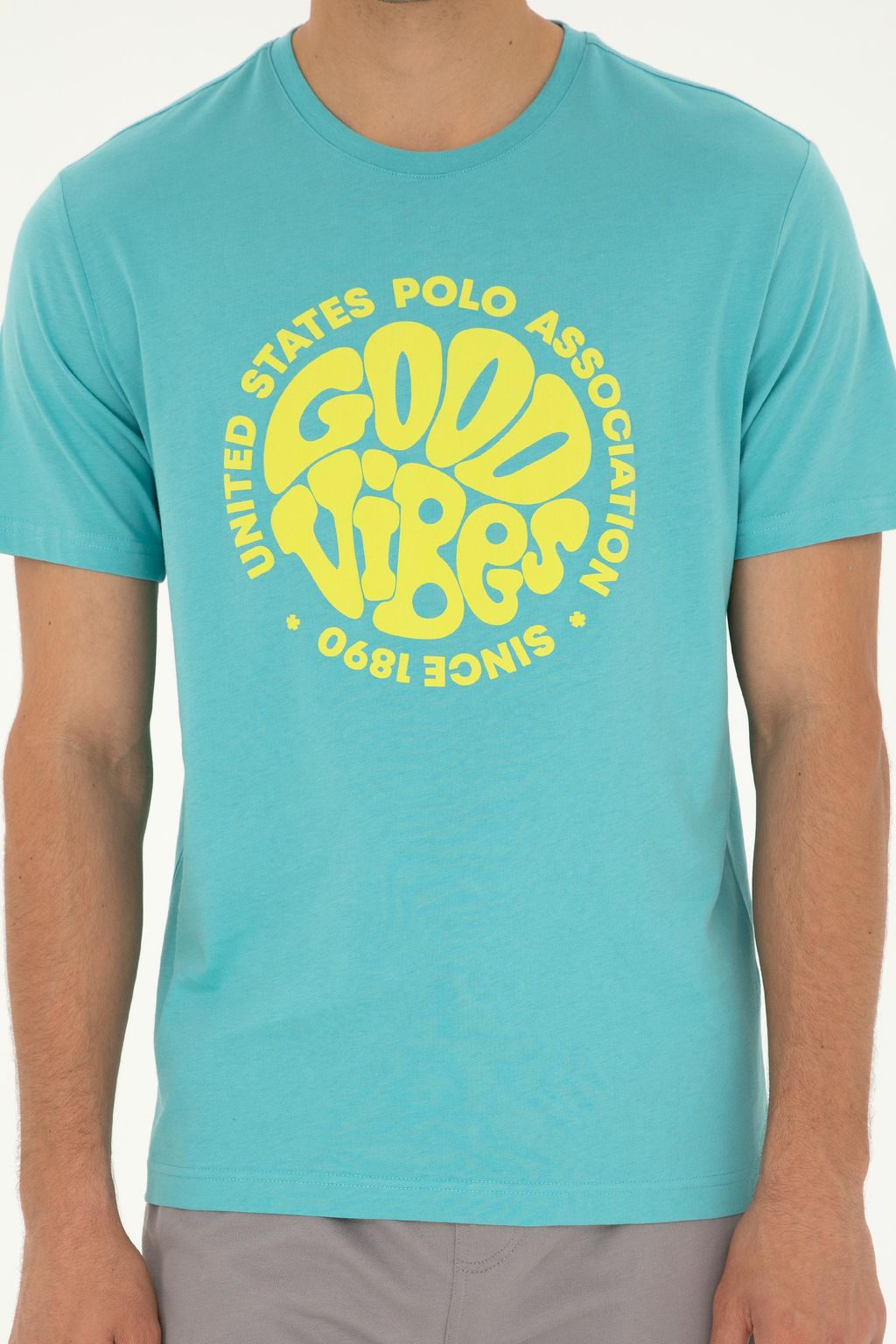 Мужская мятная футболка Неожиданная скидка в корзине - U.s. polo assn фото 13
