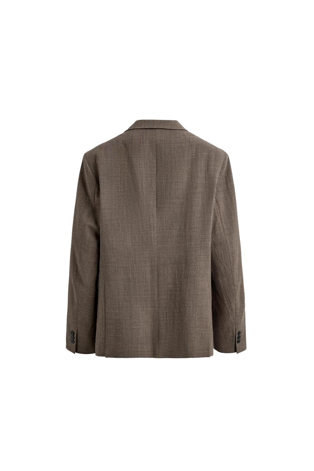 BLAZER TRAJE ESTRUCTURA 100% LANA / Marr?n vigor? - Zara фото 4