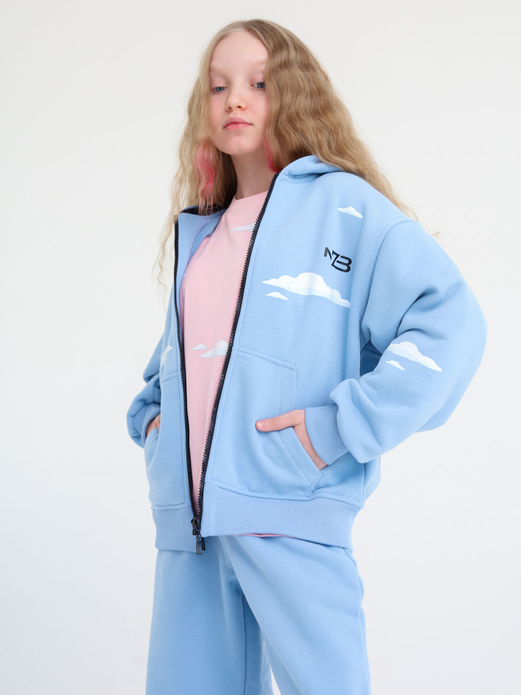 Костюм трикотажный Cloud, голубой - Inzibe фото 7