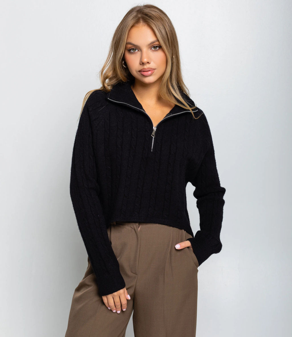 Джемпер #КТ177, чёрный