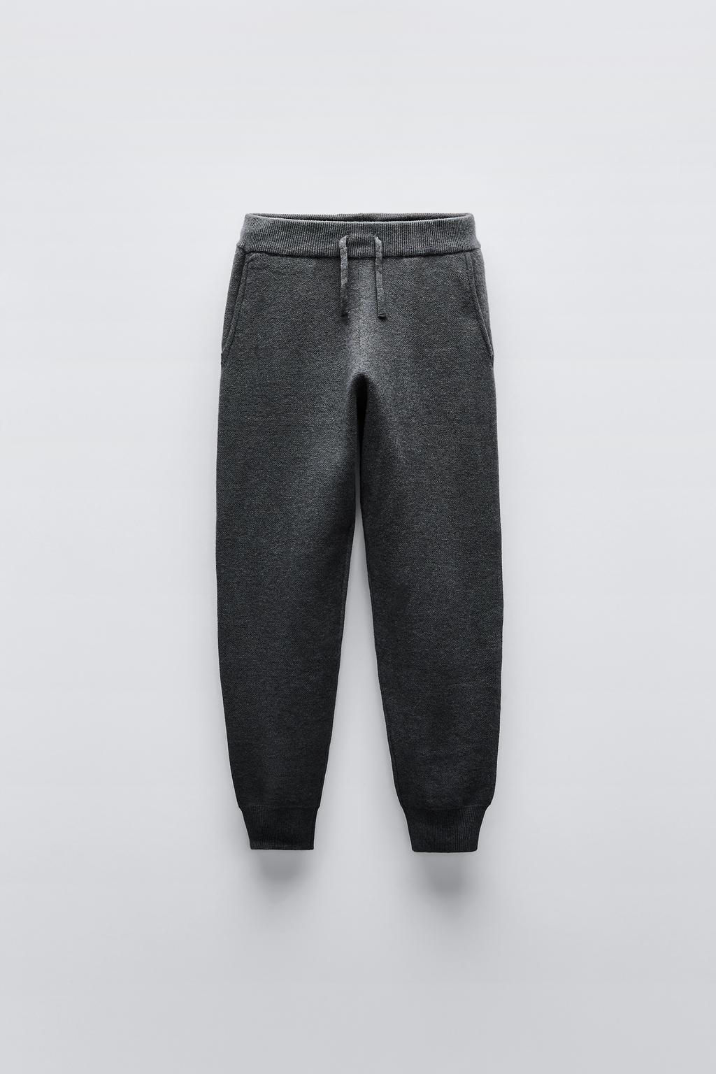KNIT JOGGING TROUSERS - Zara фото 4