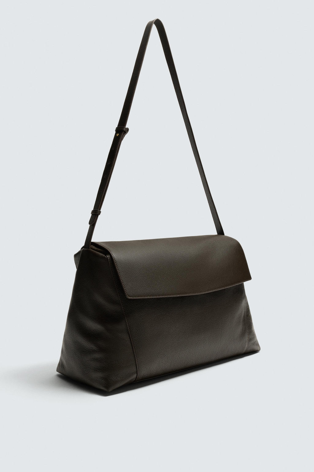 XL LEATHER CROSSBODY BAG LIMITED EDITION - Zara фото 4