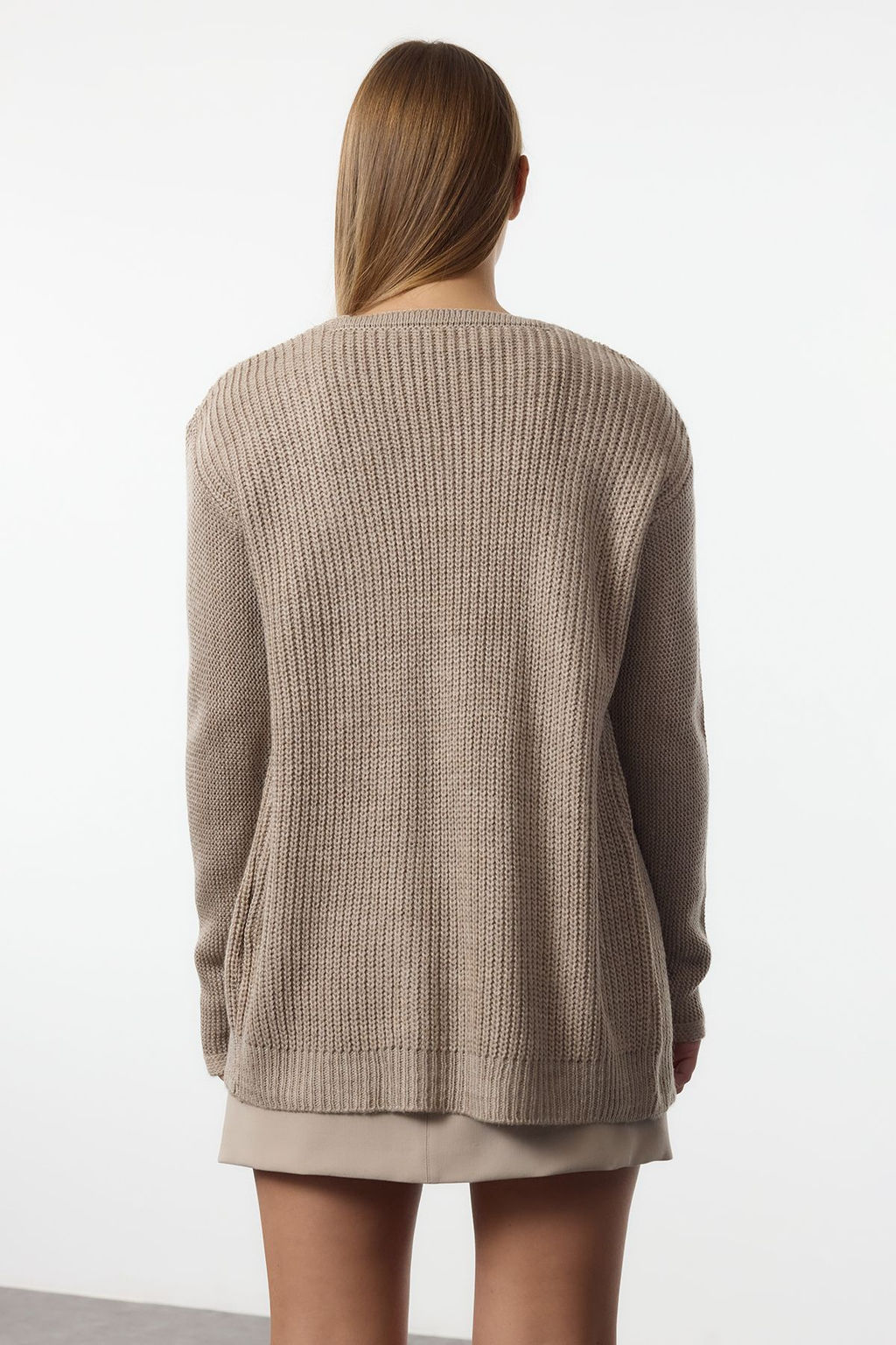 Vizon Basic V Yaka Midi Triko H?rka TWOAW25HI00376 - Trendyolmilla фото 5