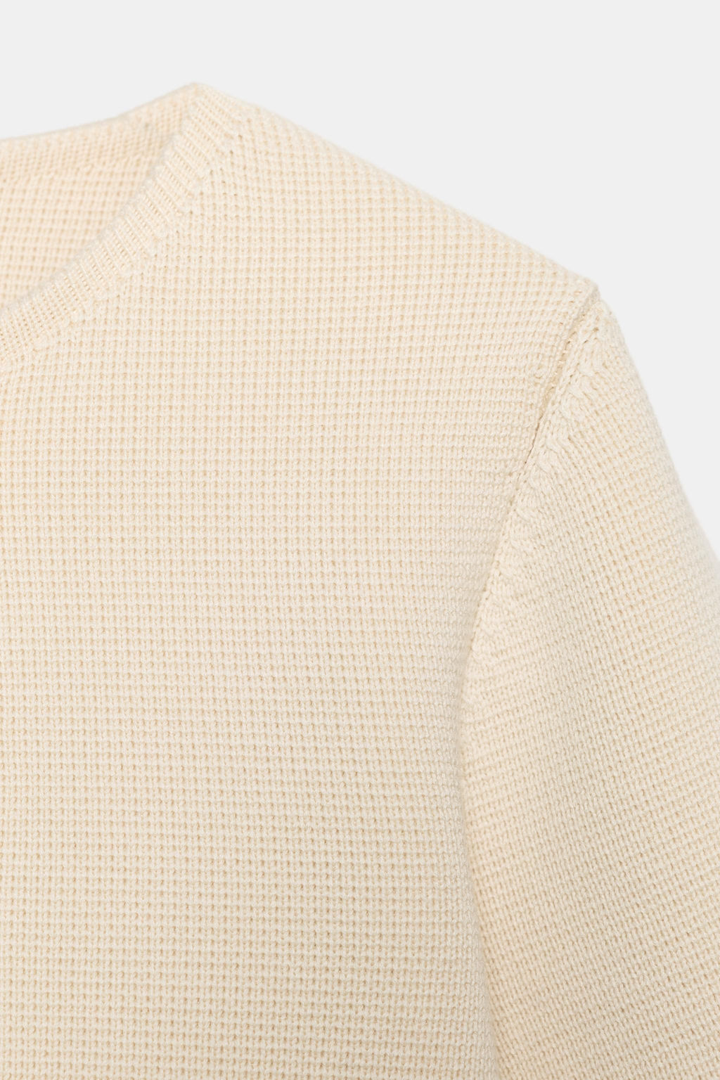 CHAQUETA CORTA PUNTO / Crudo - Zara фото 9