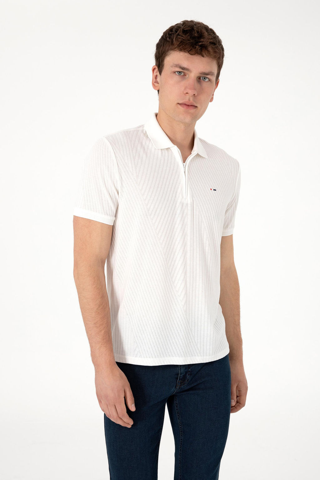 Erkek Regular Fit Polo Yaka Krem Ti__rt Sepette S_rpriz _ndirim - U.s. polo assn фото 3