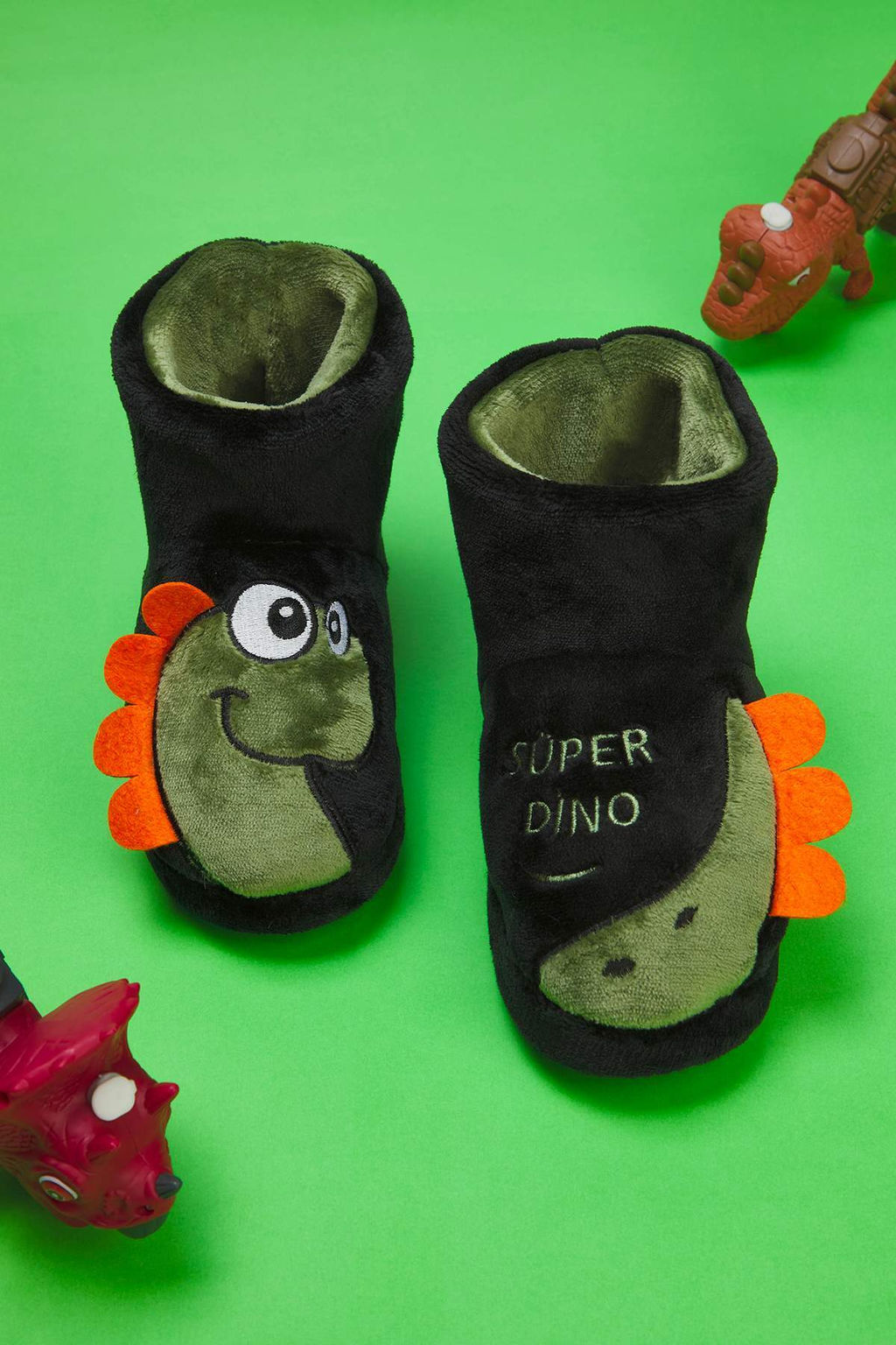 Koyu Yesil Dinozor Temal? Erkek Cocuk Kids Ev Terligi TAKAW26ER00014