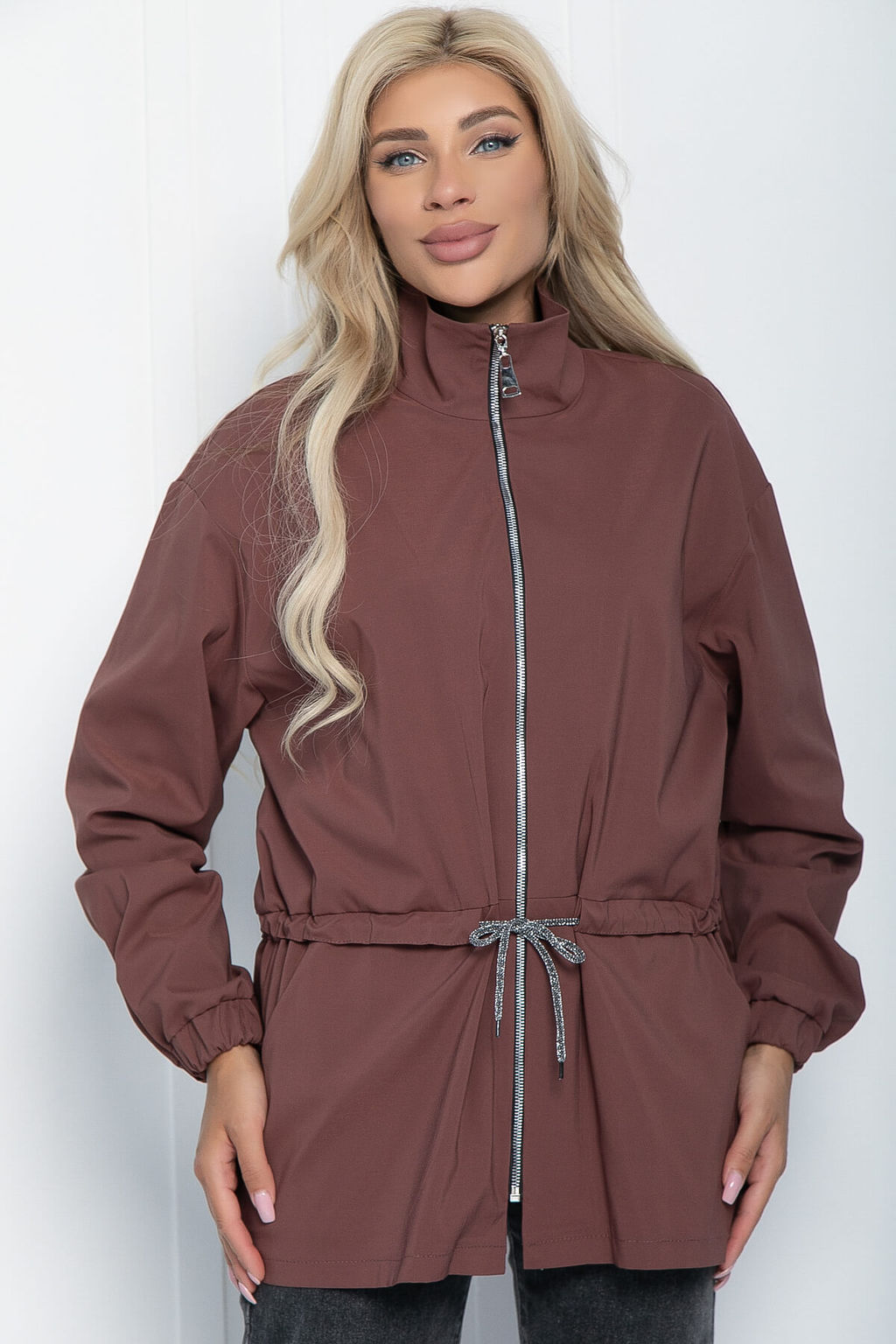 Ветровка Осенний дождь(терракот) Б10930 - Lt collection фото 5