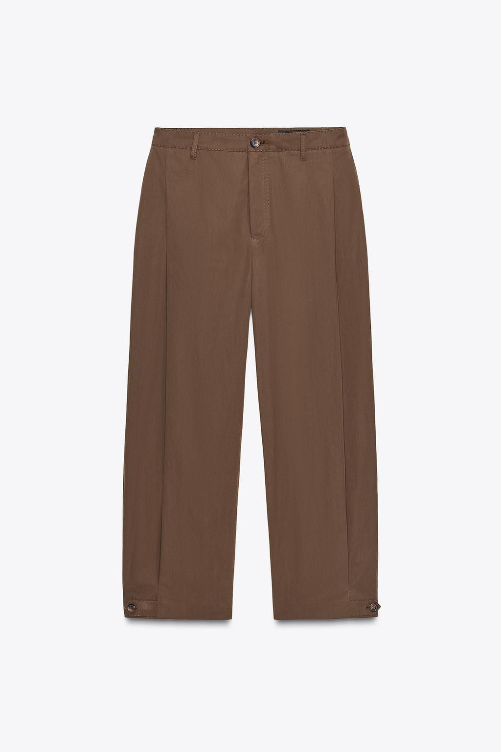 ZW COLLECTION DARTED TROUSERS WITH BELT LOOPS - Zara фото 6