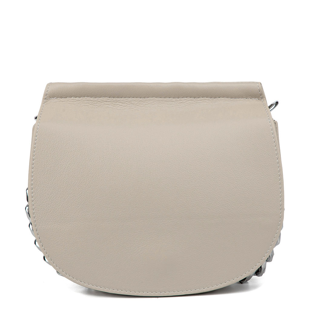 *Y8248-1P bitter apricot женская кожаная сумка Saddle Barcelo Biagi
