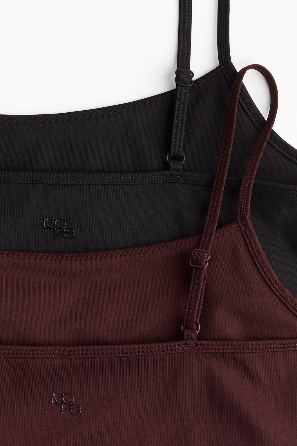 Pack de 2 tops de deporte con sujetador - H&m фото 2