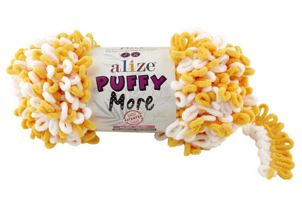Пуффи Морэ (Puffi More) пряжа Alize 100%микрополиэстер 2х150г/11.5м