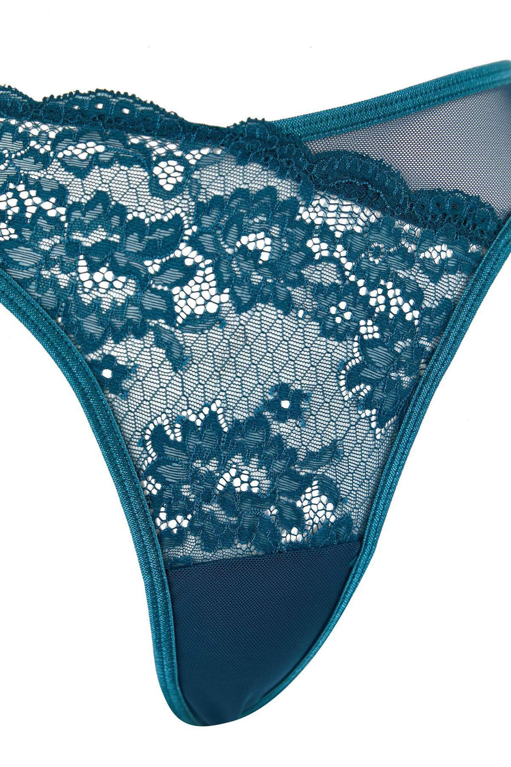 Siyah Dantel/Tul Capraz Baglama Detayl? Kaps?z Balenli Ic Camas?r? Tak?m? THMSS26CC00013 - Trendyolmilla фото 9