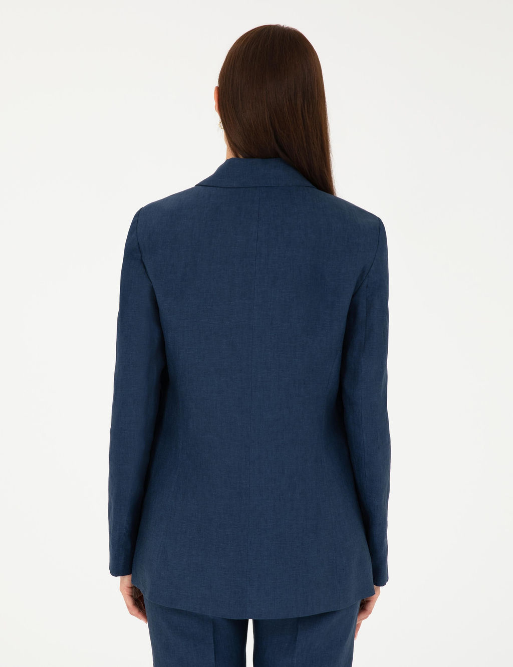 Lacivert Regular Fit Keten Ceket - Pierre cardin фото 5