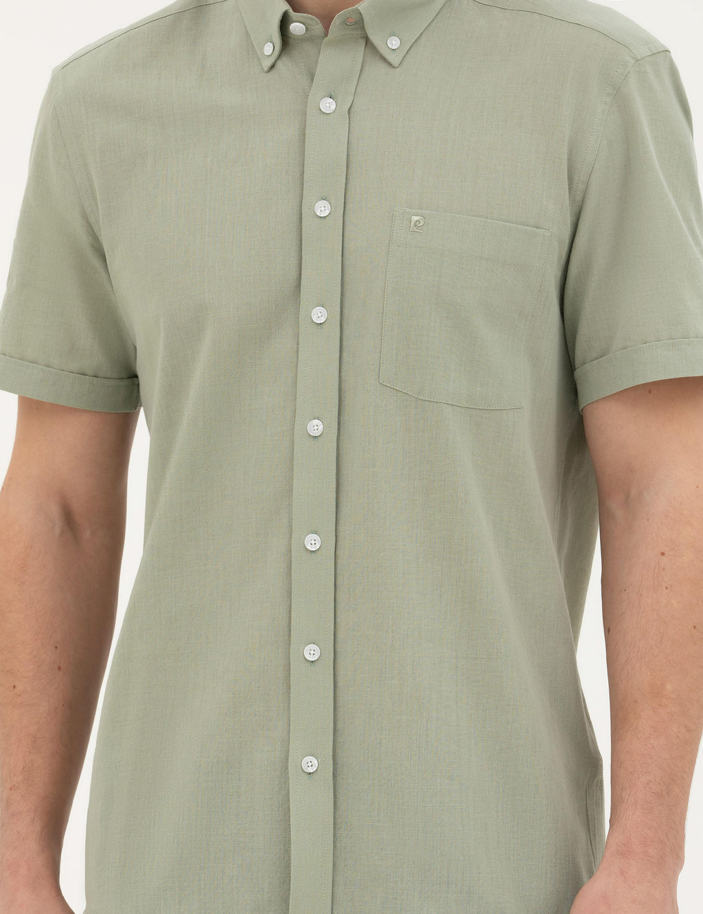 Ye_il Regular Fit K_sa Kollu G_mlek