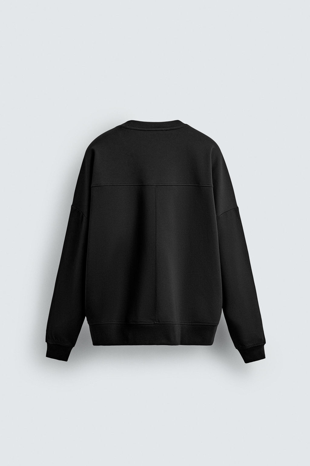 SUDADERA CROPPED FIT INTERLOCK / Verdoso - Zara фото 15