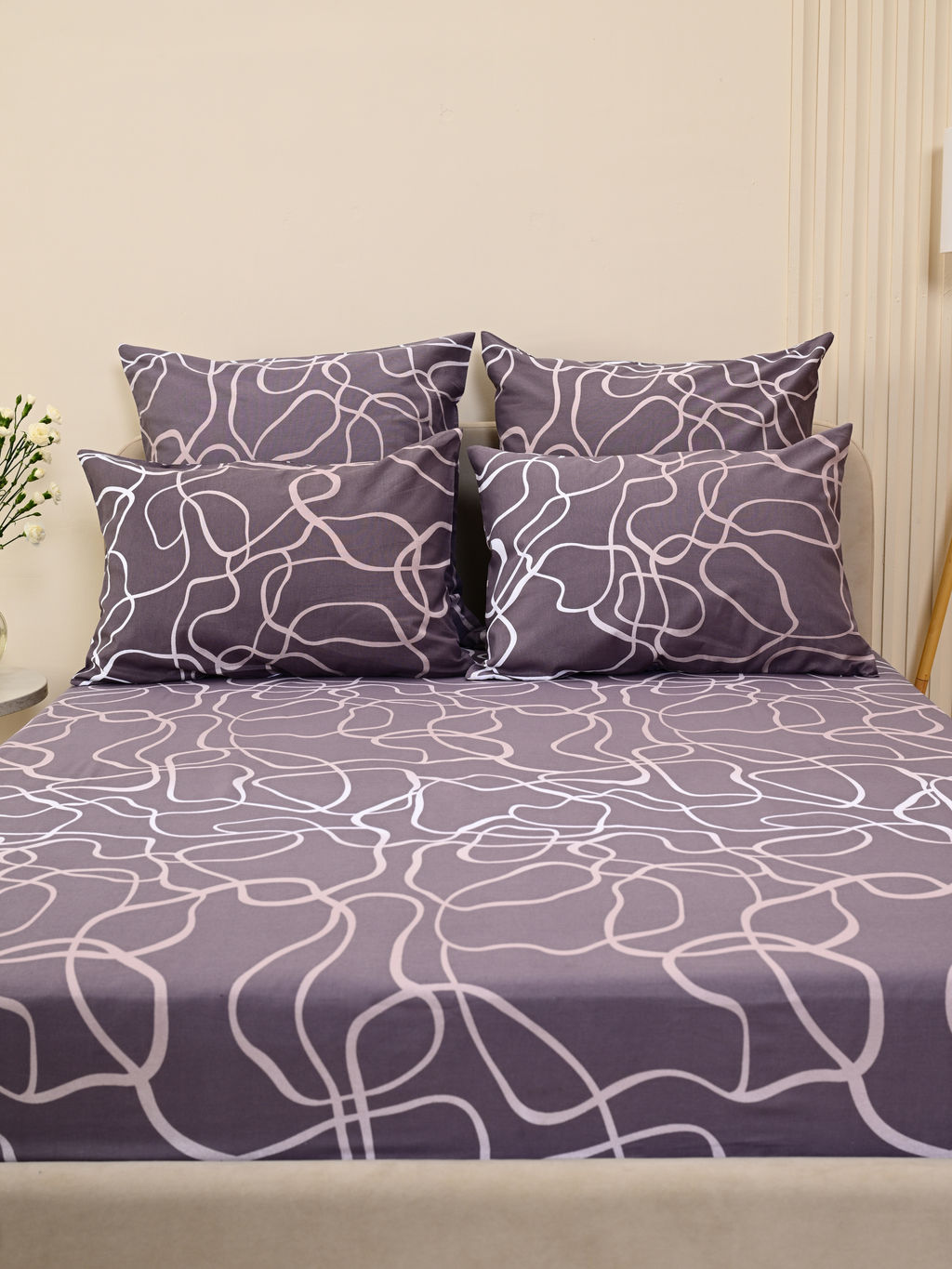 Простыня бязь люкс - Изгибы 180х215