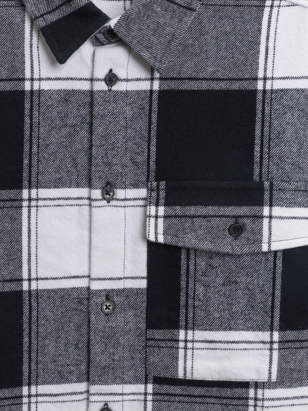 ACOOLA / Сорочка верхняя детская для мальчиков Bendor черно-белая клетка фото 3