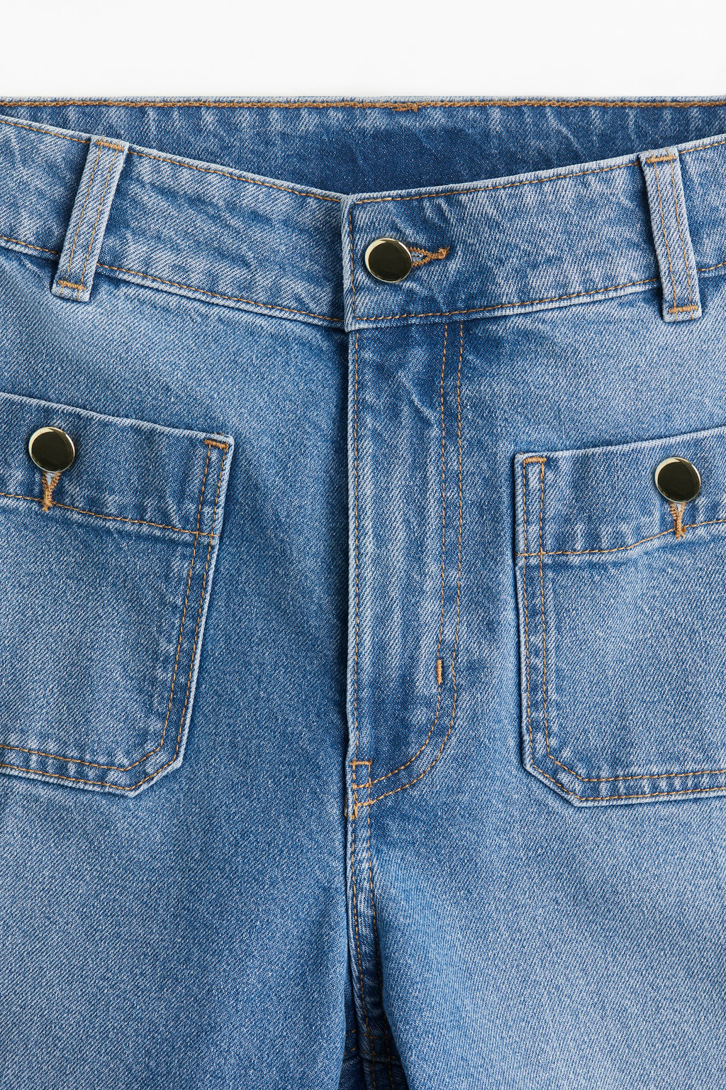 Wide High Ankle Jeans - H&m фото 9