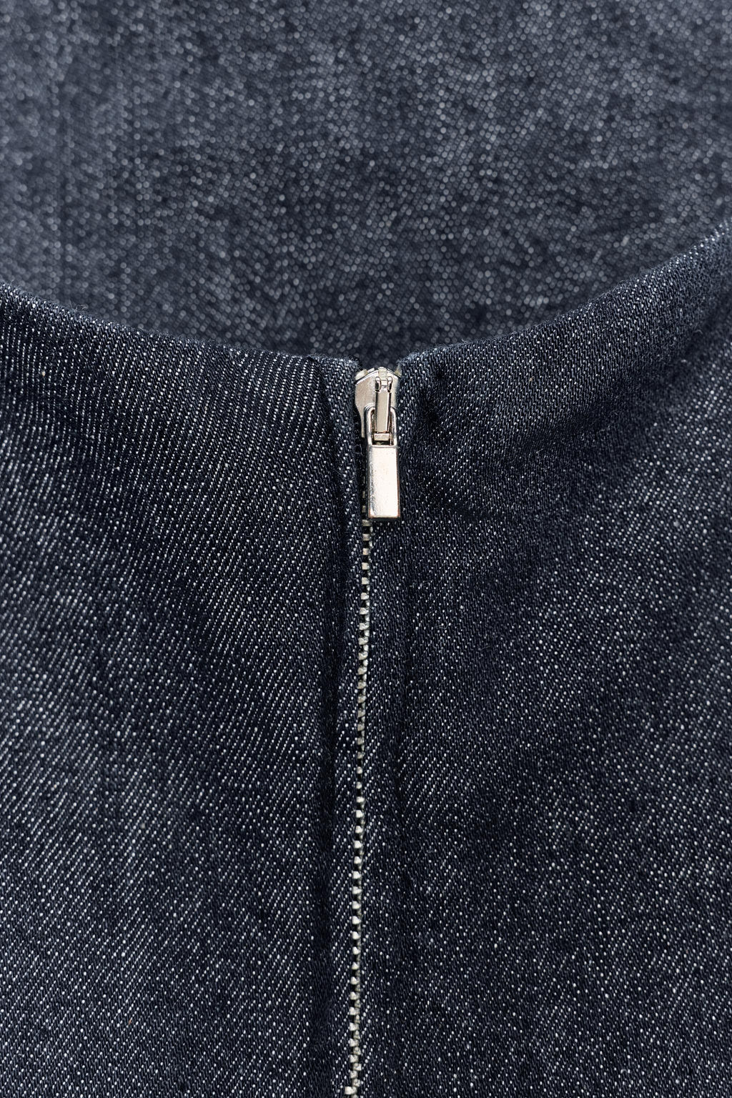 TRF ASYMMETRIC DENIM DRESS - Zara фото 8